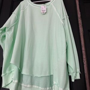 FP Movement by Free People Light Green Sweatshirt NWT